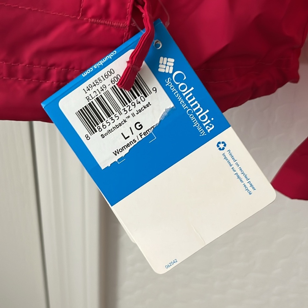 Columbia Women's Pink Switchback II Jacket - Picture 2 of 5